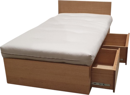 Barkly Bed Base – Luxury Hardwood Design with Smart Storage