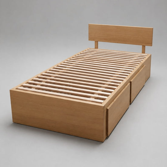Barkly Bed Base – Luxury Hardwood Design with Smart Storage