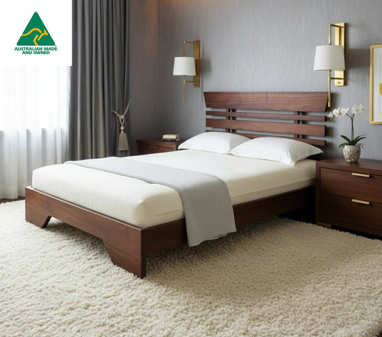 Stockholm Bed Base with Headboard
