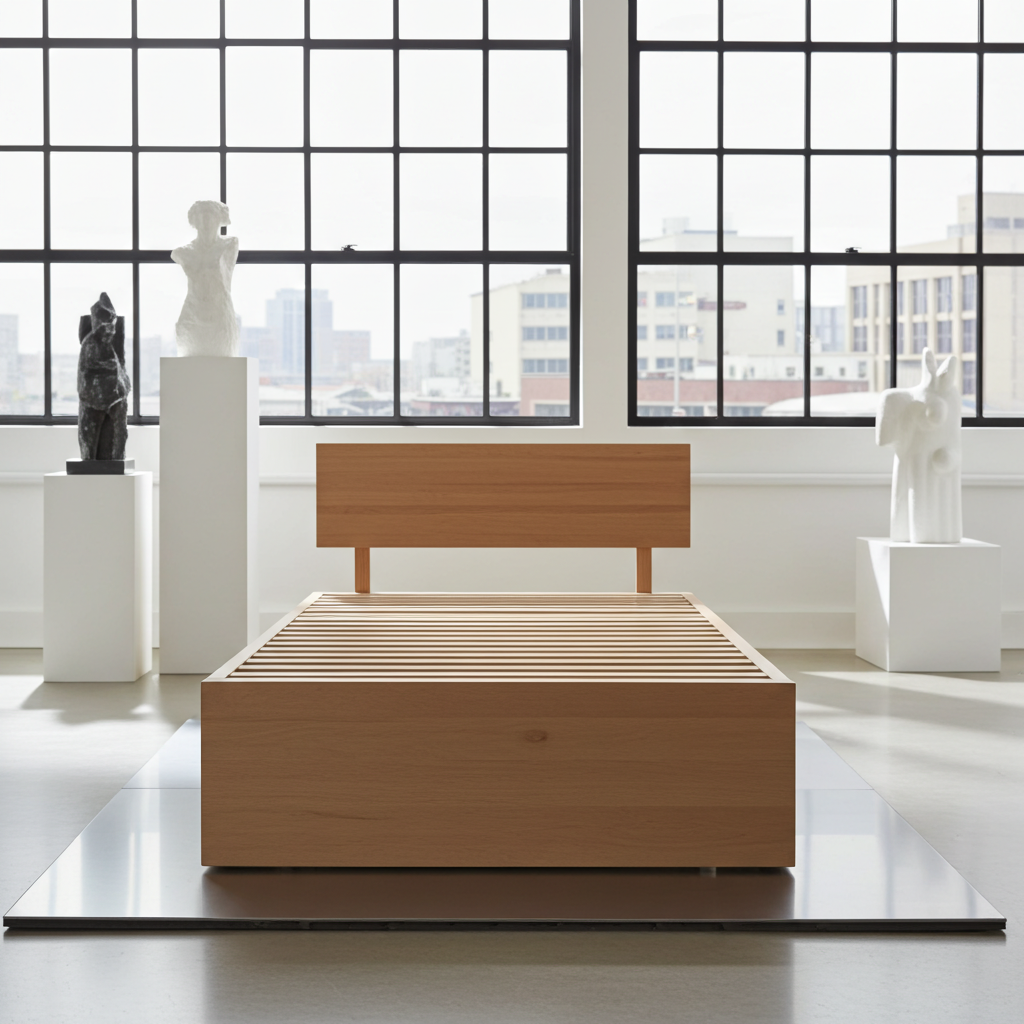 Barkly Bed Base – Luxury Hardwood Design with Smart Storage