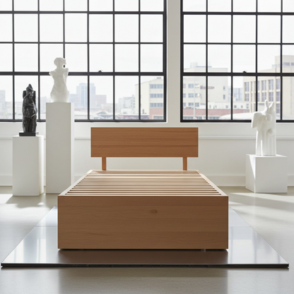 Barkly Bed Base – Luxury Hardwood Design with Smart Storage