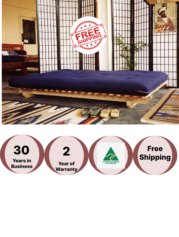 Low Bed Base — Japanese-Inspired Minimalism for Modern Living