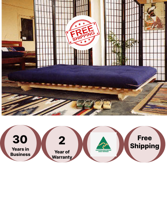 Low Bed Base — Japanese-Inspired Minimalism for Modern Living