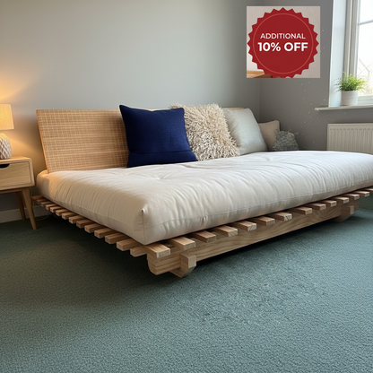 Low Bed Base — Japanese-Inspired Minimalism for Modern Living
