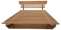 Mid-set bed base