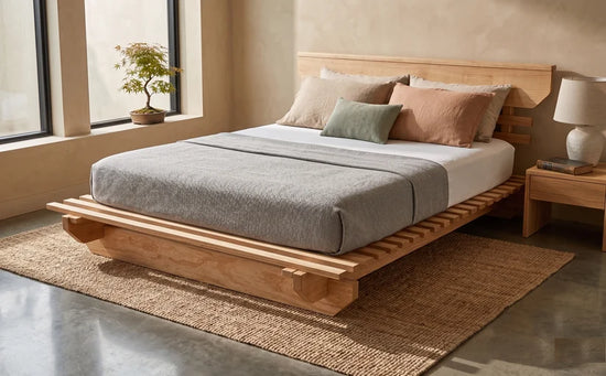 Mid-set bed base