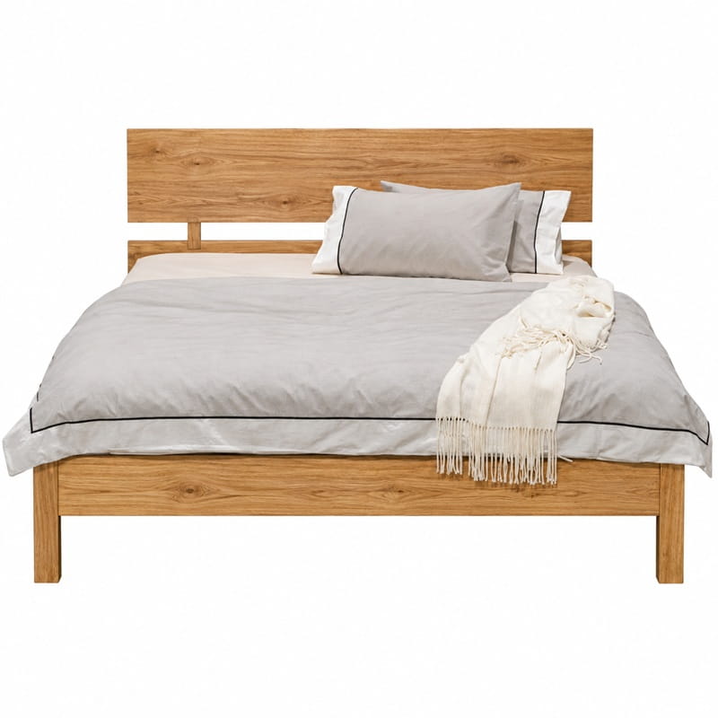 Amelia Scandi Bed Base – Solid Tasmanian Oak