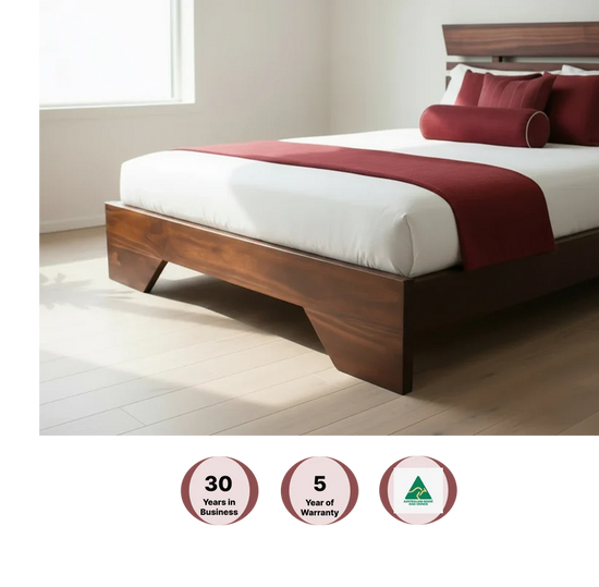 Stockholm Bed Base with Headboard