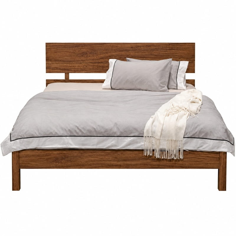 Amelia Scandi Bed Base – Solid Tasmanian Oak