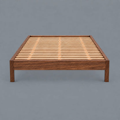 Amelia Scandi Bed Base – Solid Tasmanian Oak