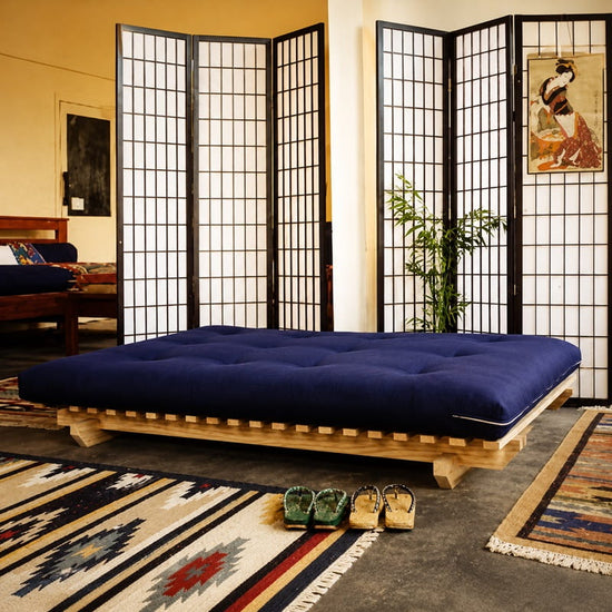Low Bed Base — Japanese-Inspired Minimalism for Modern Living