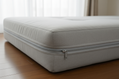 show the mattress in one case and the case is closed by the zip