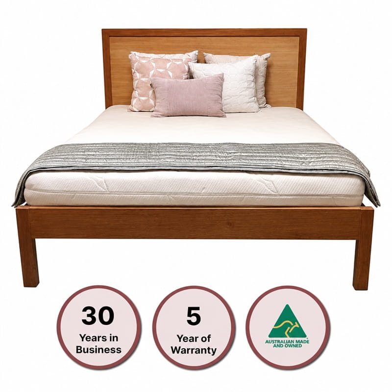Siena Bed Base with Premium Headboard