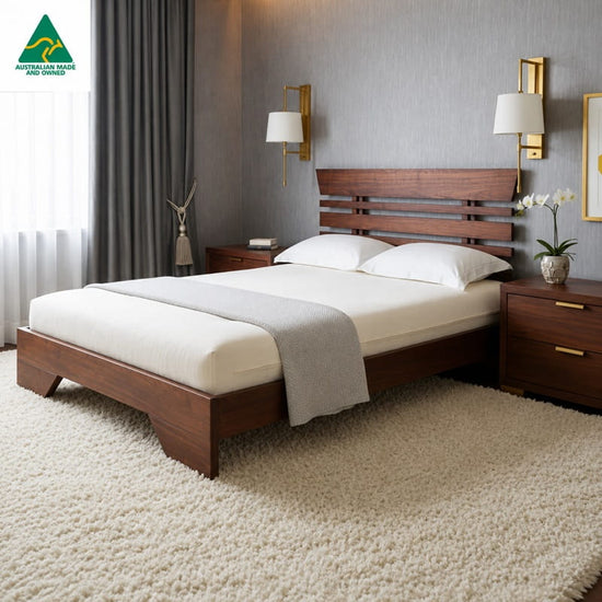 Stockholm Bed Base with Headboard