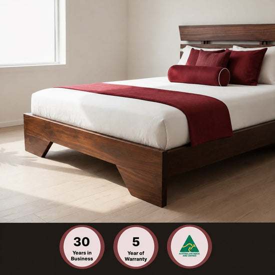 Stockholm Bed Base with Headboard