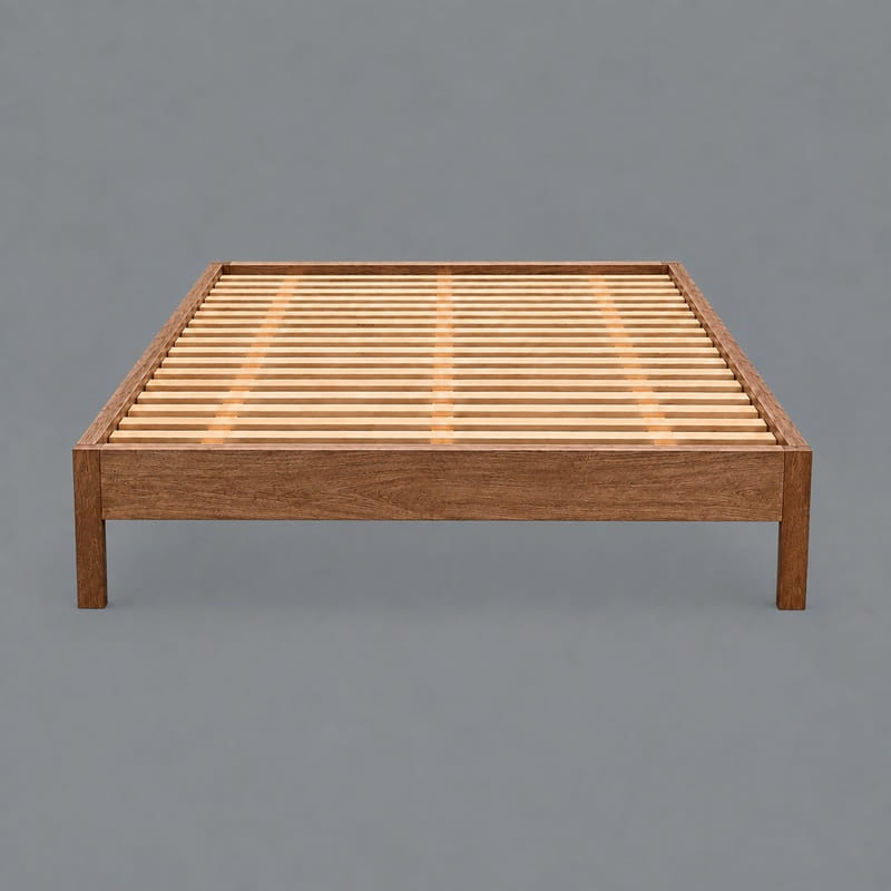 Amelia Scandi Bed Base – Solid Tasmanian Oak