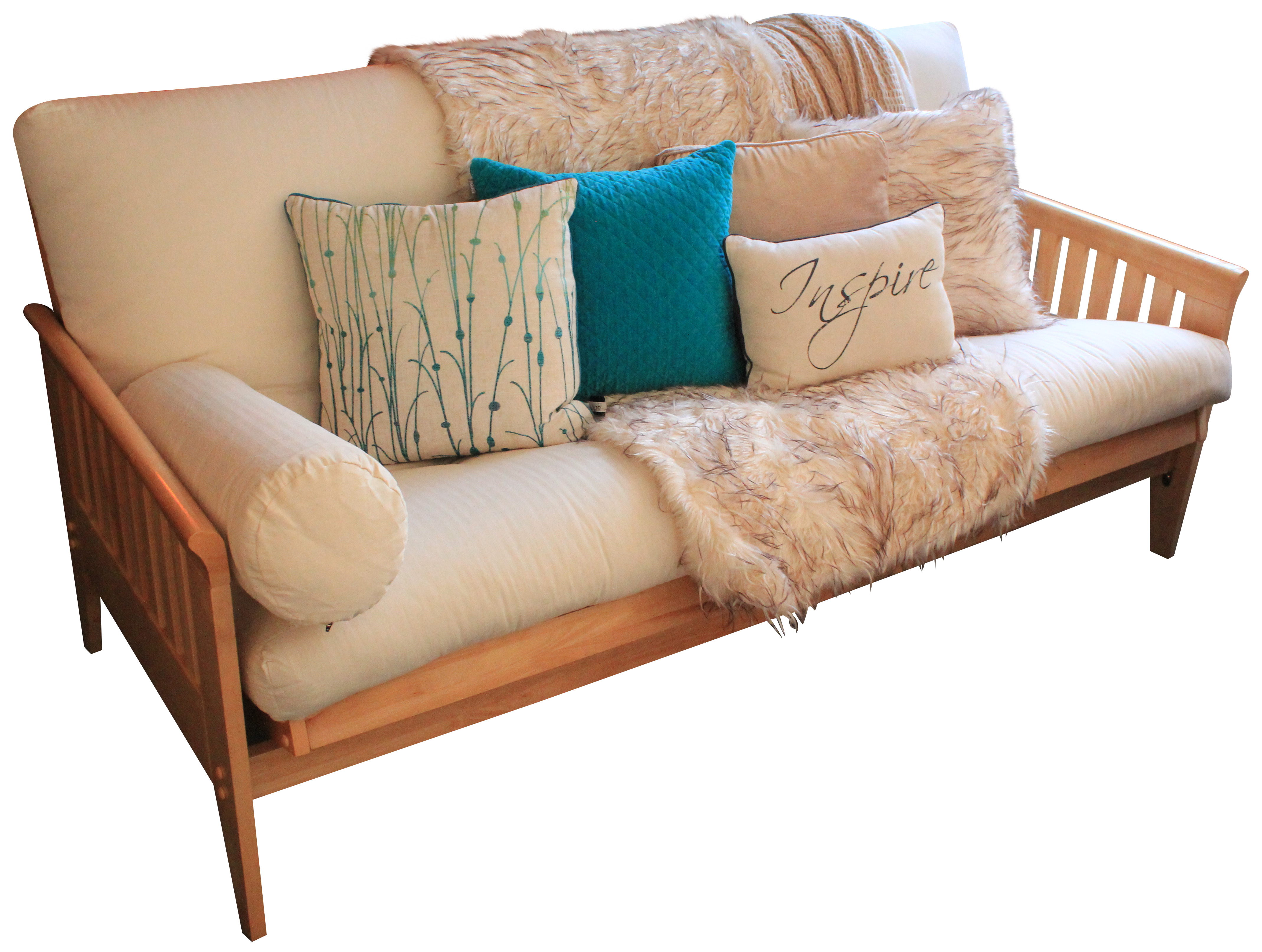futon company 3 seater double sofa bed